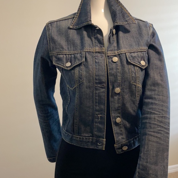 DENIM JEAN JACKET by PAPER DENIM CLOTH size 1 or S - Picture 4 of 10
